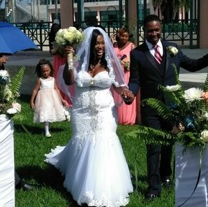 Elegant byt sexy Wedding Dress Mermaid Glamorous